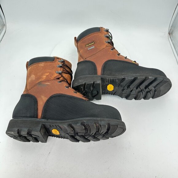 Lacrosse Men Size 11.5 Brown Metatarsal Composite Toe Highwall 8" Miners Boot - Picture 6 of 11